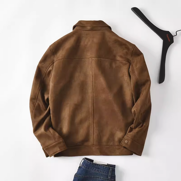 Herrenjacke in Wildlederoptik - Leven