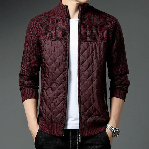Gesteppte Strickjacke für Männer - Foster