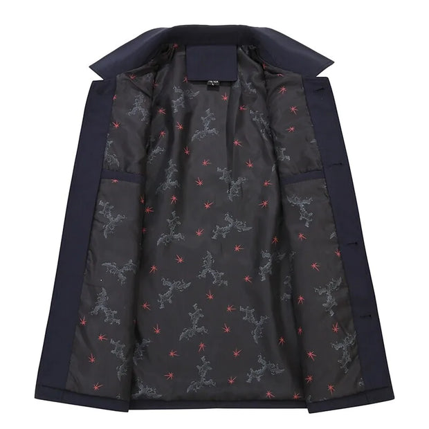 Vegane Freizeitjacke mit aufgesetzten Taschen und Knöpfen - Samuel