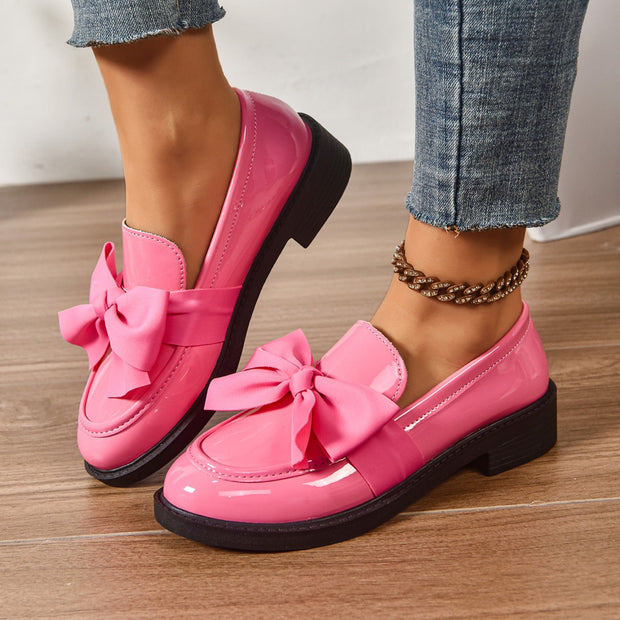 Lässige Damen Slipper mit Schleife vorne - Camila