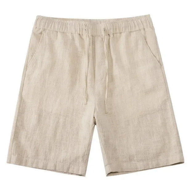 Shorts aus Baumwolle und Leinen für Herren - Neroli