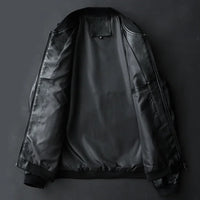 Herren-Bomberjacke aus Leder - Darel