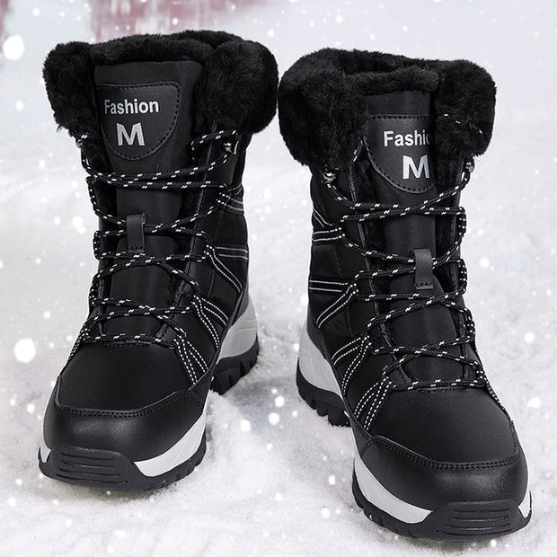 Gepolsterte Winterstiefel mit Warmfutter - Enna