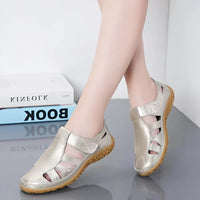 Salas - Vintage-Sandalen aus echtem Leder