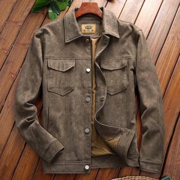 Herrenjacke aus Wildleder - Massimo