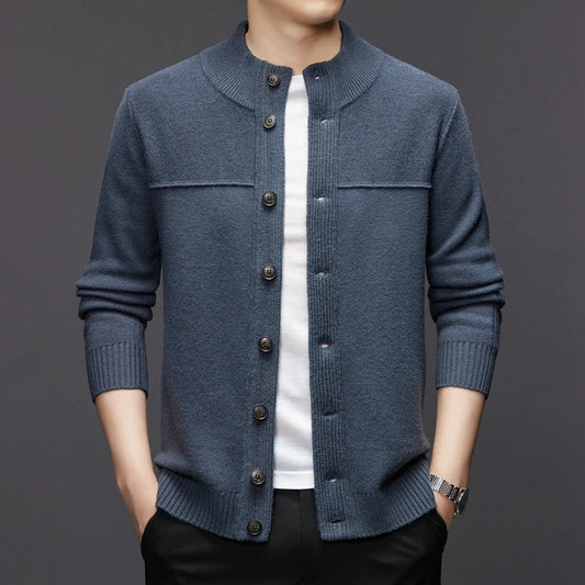 Herrenstrickjacke mit Knöpfen - Elian