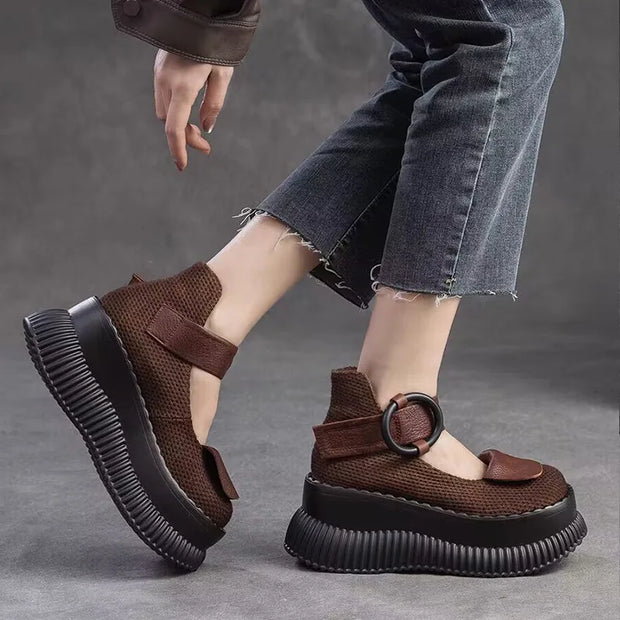 Plateau-Riemen-Schuhe - Rinoa