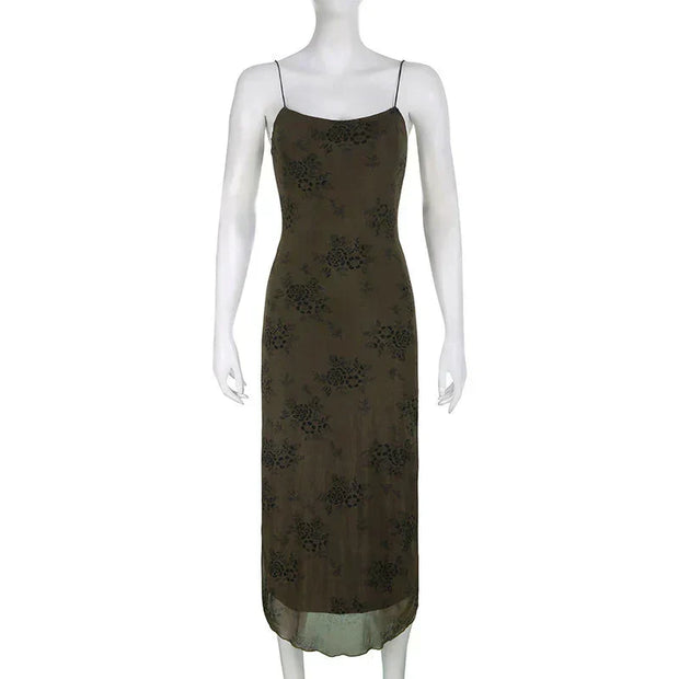 Verona - Vintage-Kleid aus floraler Spitze mit transparentem Overlay
