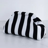 Women's gewebte Tasche Frühling Sommer Stil mit gestreiften Design