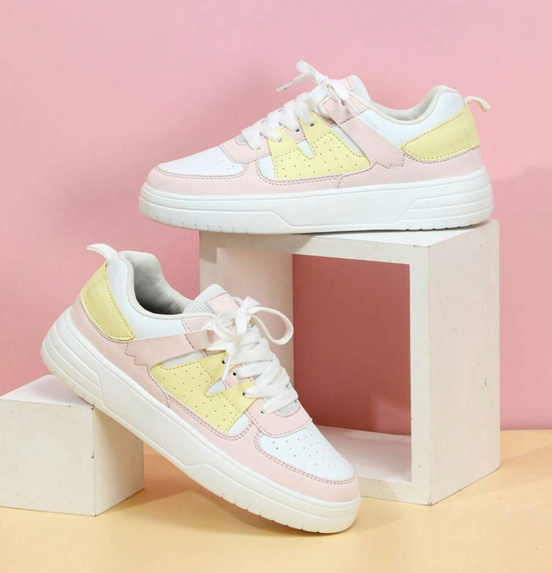 Sophie – Modische Soft Sneaks Sneaker für Damen mit Leopardenmuster und aufregenden Prints