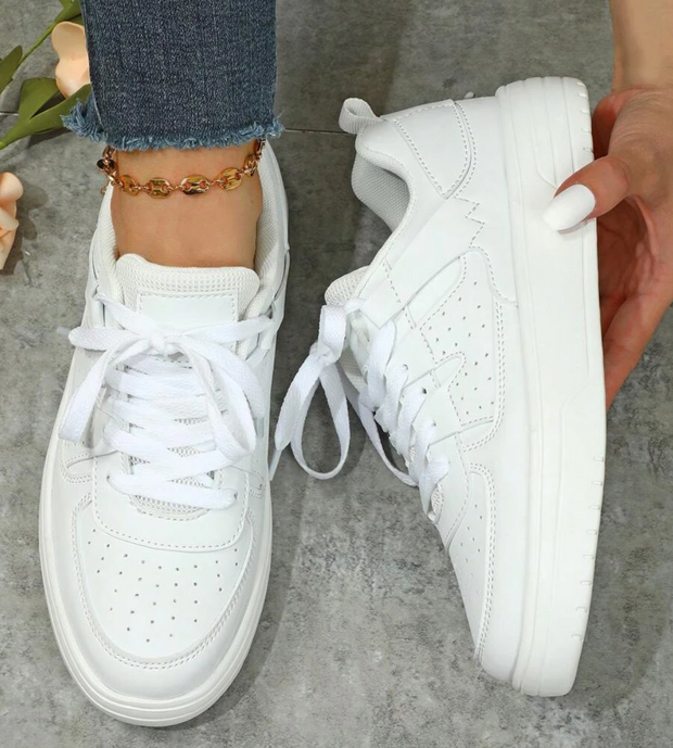 Sophie – Modische Soft Sneaks Sneaker für Damen mit Leopardenmuster und aufregenden Prints