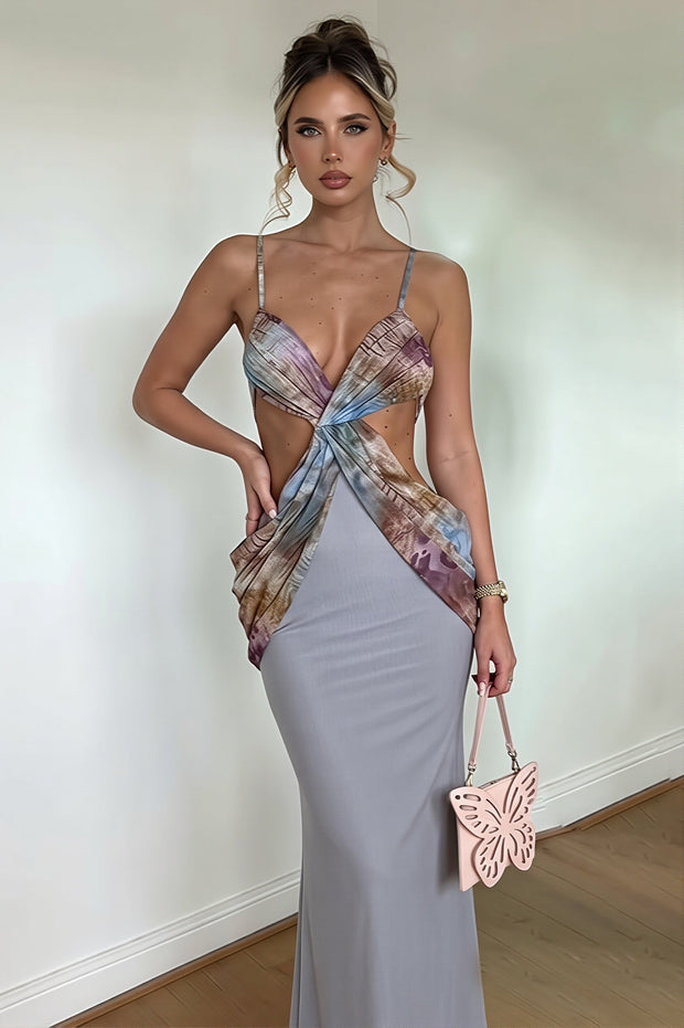 Rückenfreies Maxikleid