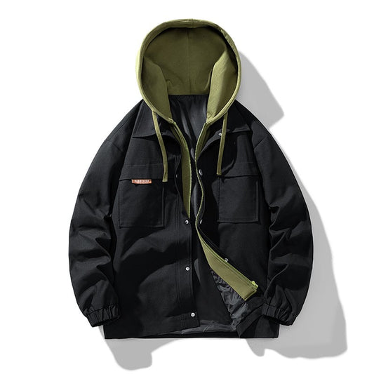 Herrenjacke mit Baumwolleffekt - Marek