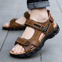 Orthopädische Herren-Sandalen im Retro-Stil - Philip