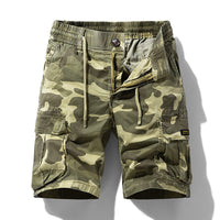 Tarnfarbene Cargo-Shorts mit Seitentaschen für Männer - Carson