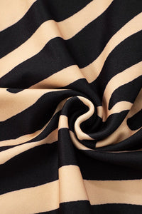 Trägerloses Minikleid mit Zebramuster in Schwarz