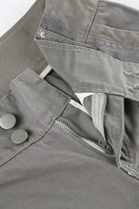 Locker geschnittene Hose in Grau