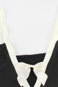Figurbetontes Maxikleid mit Schleifendetail