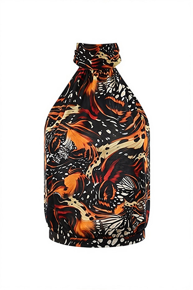Top mit Neckholder und Bindedetail