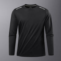 Langärmeliges Dry Fit Sport-T-Shirt für Männer - Hjalmer