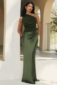 Ärmelloses Maxikleid in Schwarz