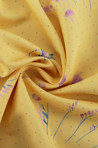 Schulterfreies Maxikleid mit V-Ausschnitt, hoher Taille und Blumenmuster