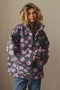 Sweatshirt mit Blumenmuster