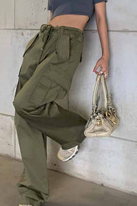 Figurbetonte Hose mit geradem Schnitt und hoher Taille