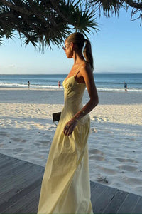 Figurbetontes Maxikleid mit A-Linie
