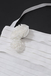Top mit Neckholder, Bindedetail und Blumenmuster