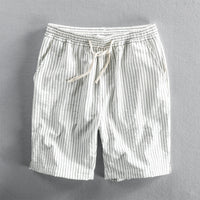 Vertikal gestreifte Herren Shorts mit Kordelzug - Lecce