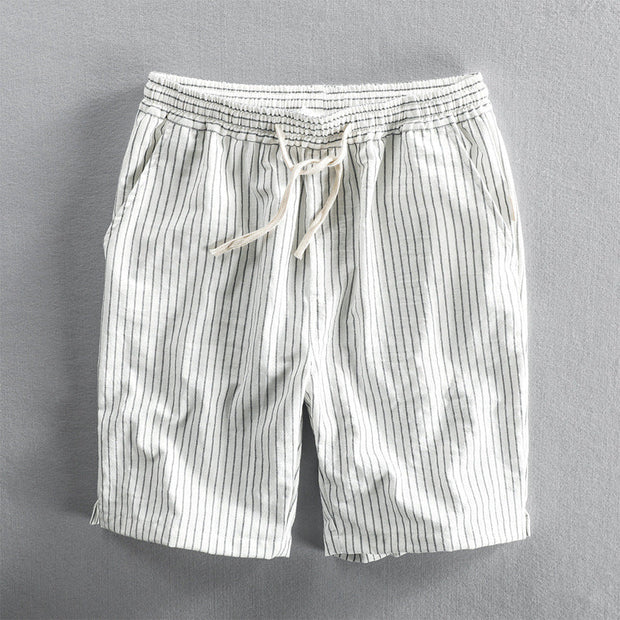Vertikal gestreifte Herren Shorts mit Kordelzug - Lecce