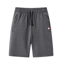 Unifarbene Sportshorts für Männer mit Reißverschlusstaschen - Kevin