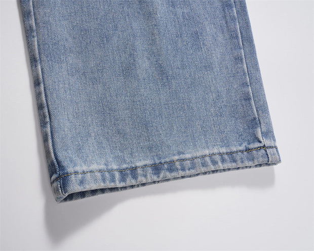 Gerade Utility-Cargo-Jeans für Männer - Falko