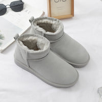 Damen-Winterstiefeletten aus Wildleder mit Innenfutter - Sophia