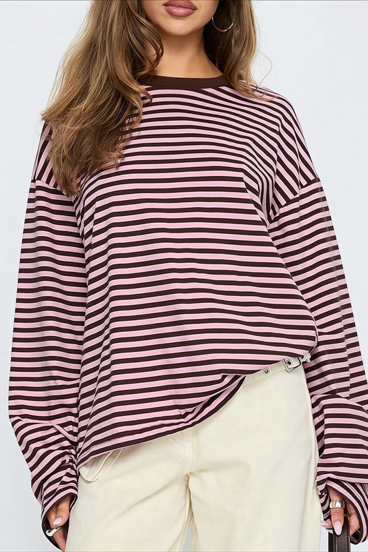 T-Shirt mit Streifenmuster