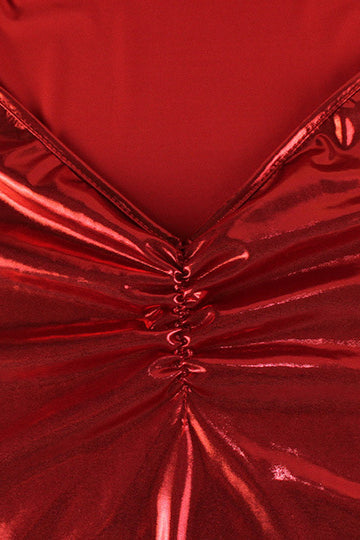 Rückenfreies Maxikleid mit Bindedetail
