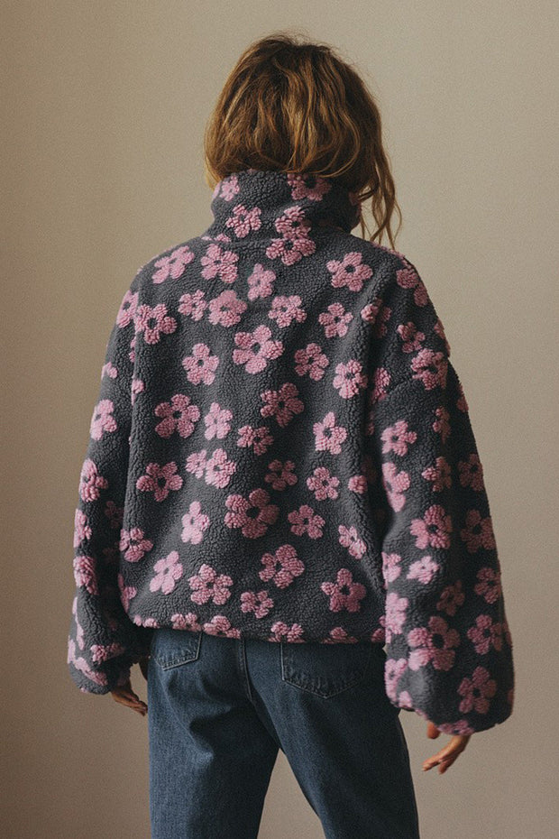 Sweatshirt mit Blumenmuster