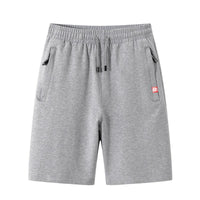 Unifarbene Sportshorts für Männer mit Reißverschlusstaschen - Kevin