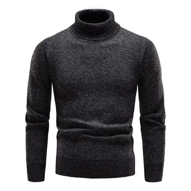 Rollkragenpullover mit Strickeffekt für Männer - Raiden
