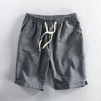 Vertikal gestreifte Herren Shorts mit Kordelzug - Lecce