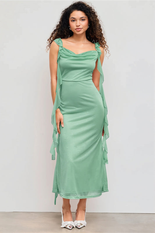 Maxikleid in Hellgrün