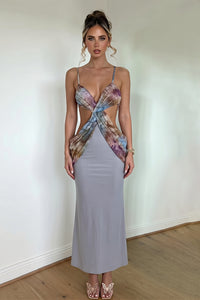Rückenfreies Maxikleid