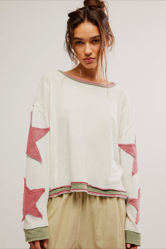 Sweatshirt in Blau