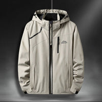 Wasserdichte Jacke mit Kapuze für Herren im Outdoor-Stil - Florian