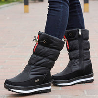 Wasserdichte gepolsterte Damen-Schneestiefel mit hohem Schaft - Flavia