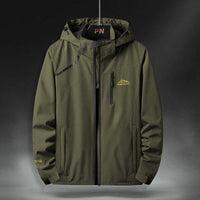 Wasserdichte Jacke mit Kapuze für Herren im Outdoor-Stil - Florian