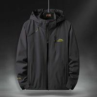 Wasserdichte Jacke mit Kapuze für Herren im Outdoor-Stil - Florian