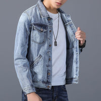 Klassische Herren-Jeansjacke mit Vordertaschen - Byron
