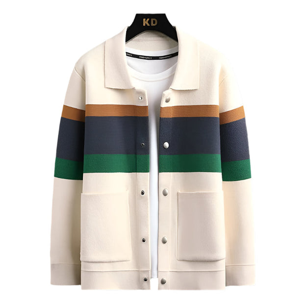 Herrenjacke mit mehrfarbigen Streifen - Dorian